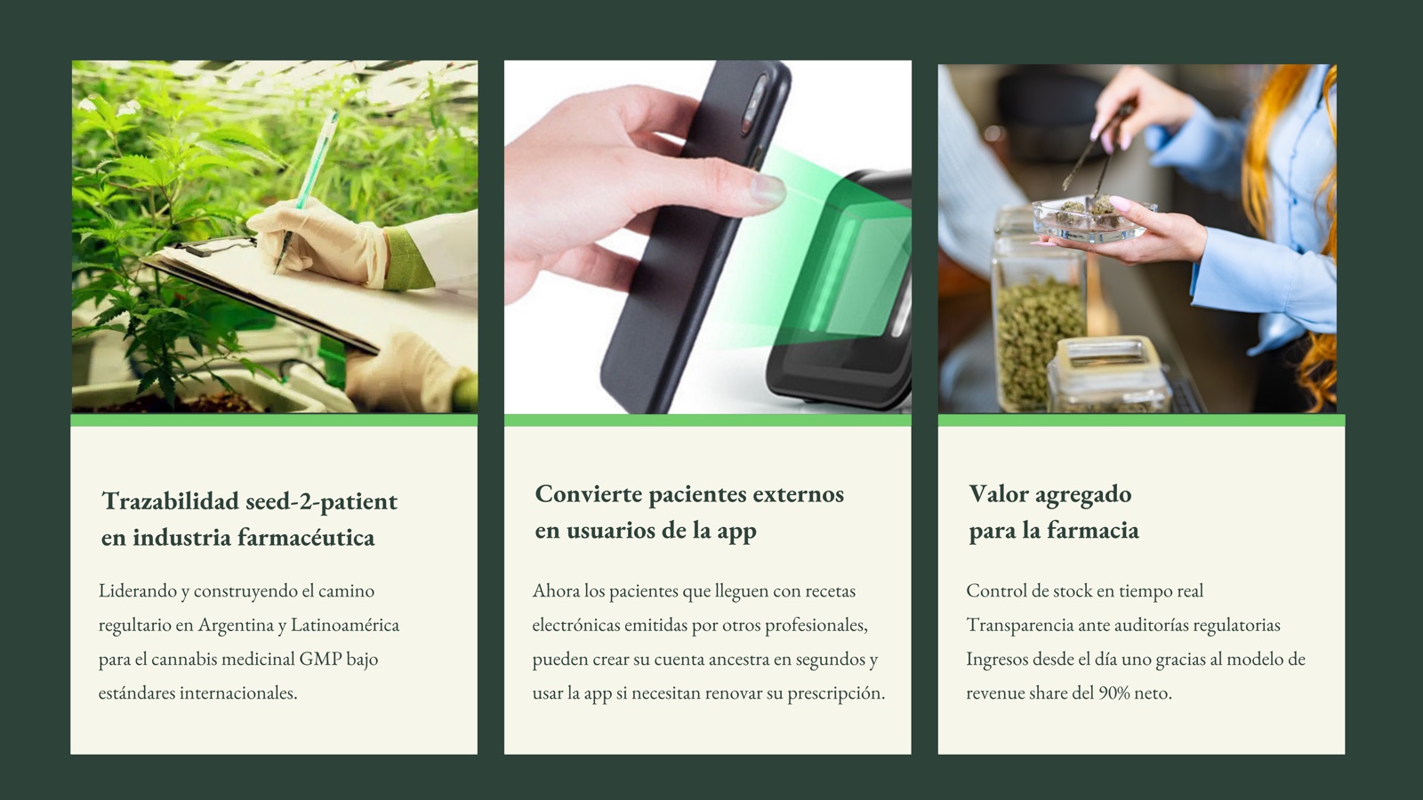 Ecosistema Ancestra — cultivo, dispensa, app